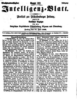 Aschaffenburger Zeitung Freitag 23. Juli 1869