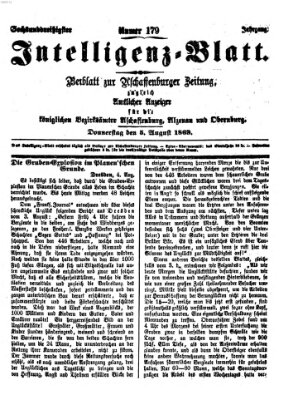 Aschaffenburger Zeitung Donnerstag 5. August 1869