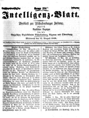 Aschaffenburger Zeitung Mittwoch 11. August 1869