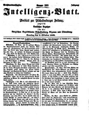 Aschaffenburger Zeitung Samstag 2. Oktober 1869