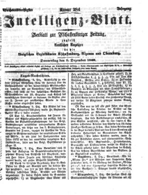 Aschaffenburger Zeitung Donnerstag 9. Dezember 1869