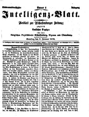 Aschaffenburger Zeitung Samstag 8. Januar 1870