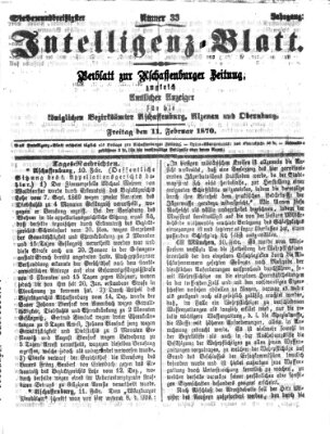Aschaffenburger Zeitung Freitag 11. Februar 1870