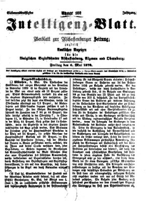 Aschaffenburger Zeitung Freitag 6. Mai 1870