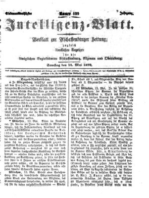 Aschaffenburger Zeitung Samstag 14. Mai 1870