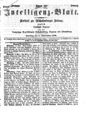 Aschaffenburger Zeitung Samstag 3. September 1870