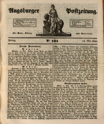 Augsburger Postzeitung Freitag 14. Mai 1841