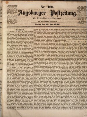 Augsburger Postzeitung Freitag 28. Juni 1844