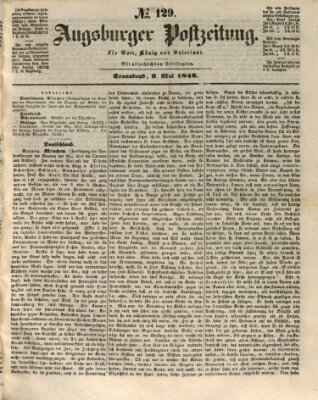Augsburger Postzeitung Samstag 9. Mai 1846
