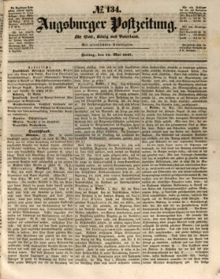Augsburger Postzeitung Freitag 14. Mai 1847