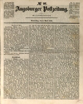 Augsburger Postzeitung Donnerstag 6. April 1848