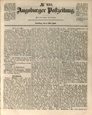 Augsburger Postzeitung Dienstag 9. Mai 1848