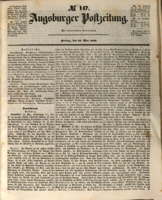 Augsburger Postzeitung Freitag 26. Mai 1848