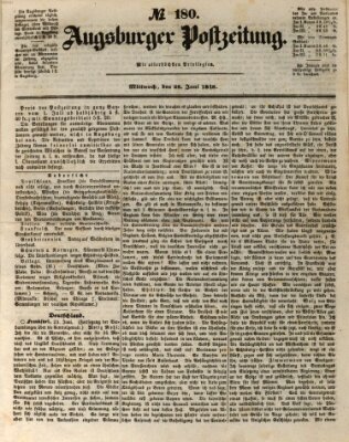 Augsburger Postzeitung Mittwoch 28. Juni 1848