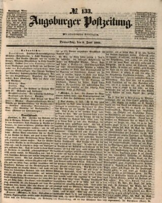 Augsburger Postzeitung Donnerstag 6. Juni 1850