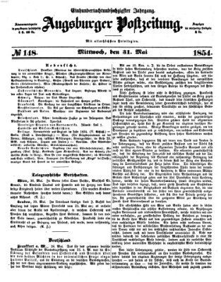Augsburger Postzeitung Mittwoch 31. Mai 1854