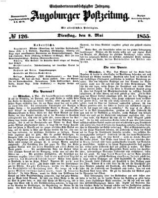Augsburger Postzeitung Dienstag 8. Mai 1855