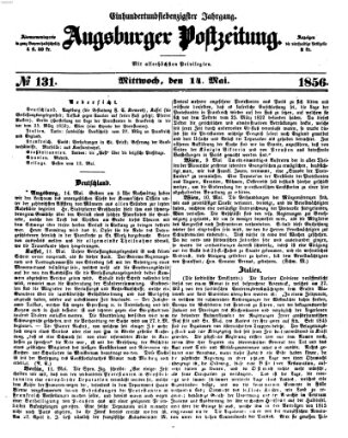 Augsburger Postzeitung Mittwoch 14. Mai 1856