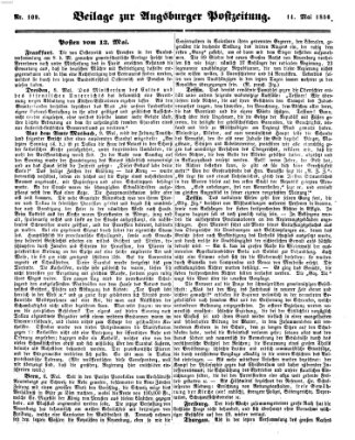 Augsburger Postzeitung Mittwoch 14. Mai 1856