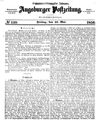 Augsburger Postzeitung Freitag 23. Mai 1856