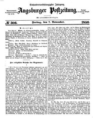 Augsburger Postzeitung Freitag 7. November 1856