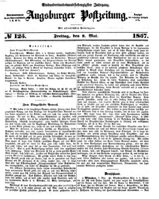 Augsburger Postzeitung Freitag 8. Mai 1857
