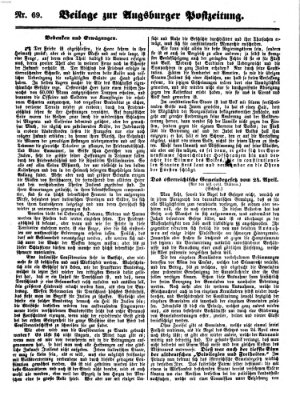 Augsburger Postzeitung Mittwoch 27. Juli 1859
