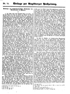Augsburger Postzeitung Mittwoch 17. August 1859