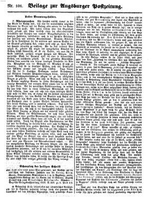 Augsburger Postzeitung Donnerstag 10. November 1859