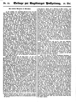 Augsburger Postzeitung Donnerstag 10. Mai 1860