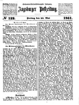 Augsburger Postzeitung Freitag 24. Mai 1861