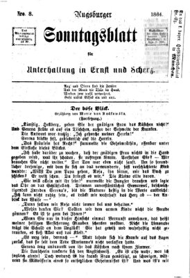 Augsburger Sonntagsblatt für Unterhaltung in Ernst und Scherz (Augsburger Postzeitung) Sonntag 21. Februar 1864