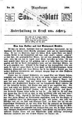 Augsburger Sonntagsblatt für Unterhaltung in Ernst und Scherz (Augsburger Postzeitung) Sonntag 4. September 1864