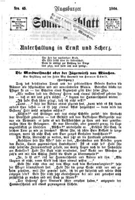 Augsburger Sonntagsblatt für Unterhaltung in Ernst und Scherz (Augsburger Postzeitung)