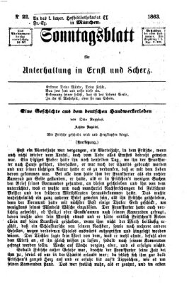 Augsburger Sonntagsblatt für Unterhaltung in Ernst und Scherz (Augsburger Postzeitung) Sonntag 31. Mai 1863