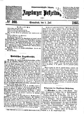 Augsburger Postzeitung Samstag 7. Juli 1866
