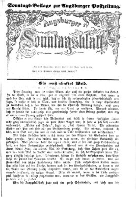 Augsburger Sonntagsblatt (Augsburger Postzeitung) Sonntag 22. Juli 1866