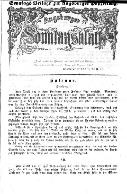 Augsburger Sonntagsblatt (Augsburger Postzeitung) Sonntag 25. November 1866