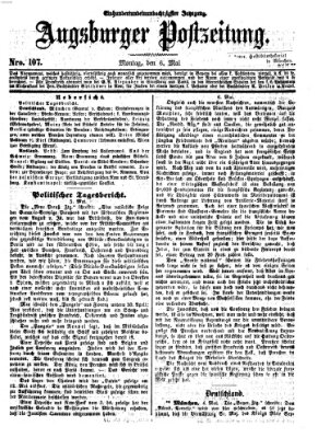 Augsburger Postzeitung Montag 6. Mai 1867