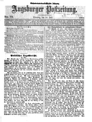 Augsburger Postzeitung Dienstag 23. Juli 1867