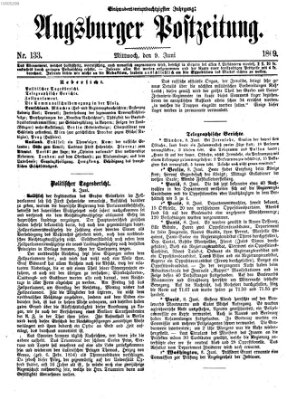Augsburger Postzeitung Mittwoch 9. Juni 1869