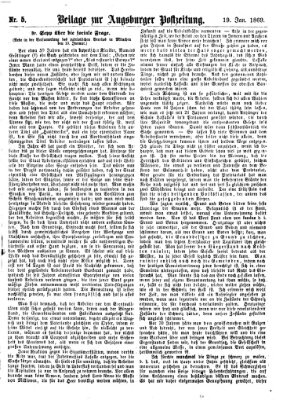 Augsburger Postzeitung Dienstag 19. Januar 1869