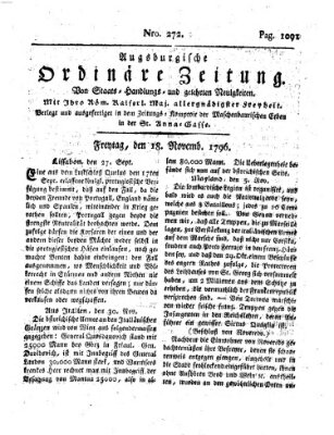 Augsburgische ordinäre Zeitung von Staats-Handlungs- und gelehrten Neuigkeiten (Augsburger Abendzeitung)