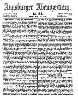 Augsburger Abendzeitung Montag 6. Juli 1868