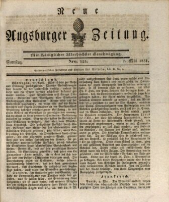 Neue Augsburger Zeitung Samstag 7. Mai 1831