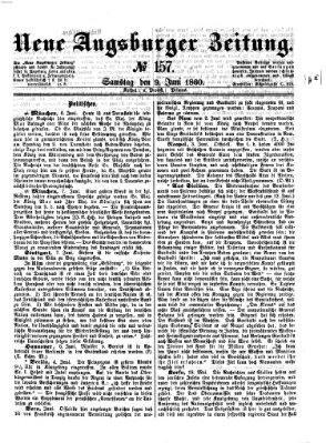 Neue Augsburger Zeitung Samstag 9. Juni 1860