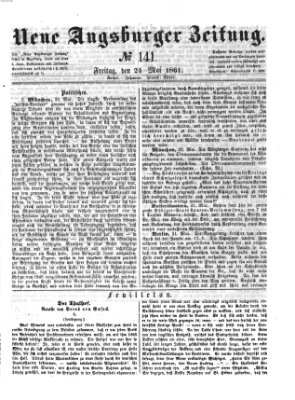 Neue Augsburger Zeitung Freitag 24. Mai 1861