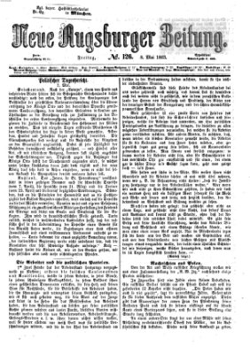 Neue Augsburger Zeitung Freitag 8. Mai 1863