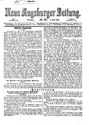 Neue Augsburger Zeitung Samstag 9. Mai 1863