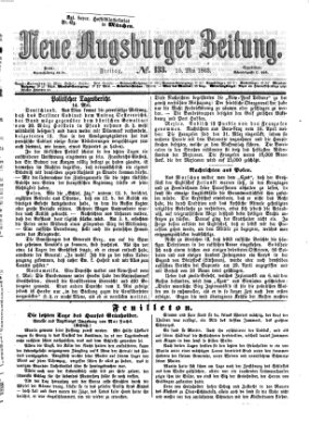 Neue Augsburger Zeitung Freitag 15. Mai 1863